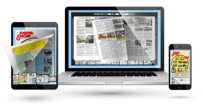 Every issue is accessed as a Flip-Book to be viewed on a Phone, Tablet or Laptop!