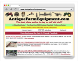 AntiqueFarmEquipment.com - FREE Online Classified Ads to Buy & Sell Your ANTIQUE Farm Equipment, Collectible Farming Machinery, old Ag Equipment, Farm Tools, barn finds, rusty gold, ANYTHING FARM & AG RELATED